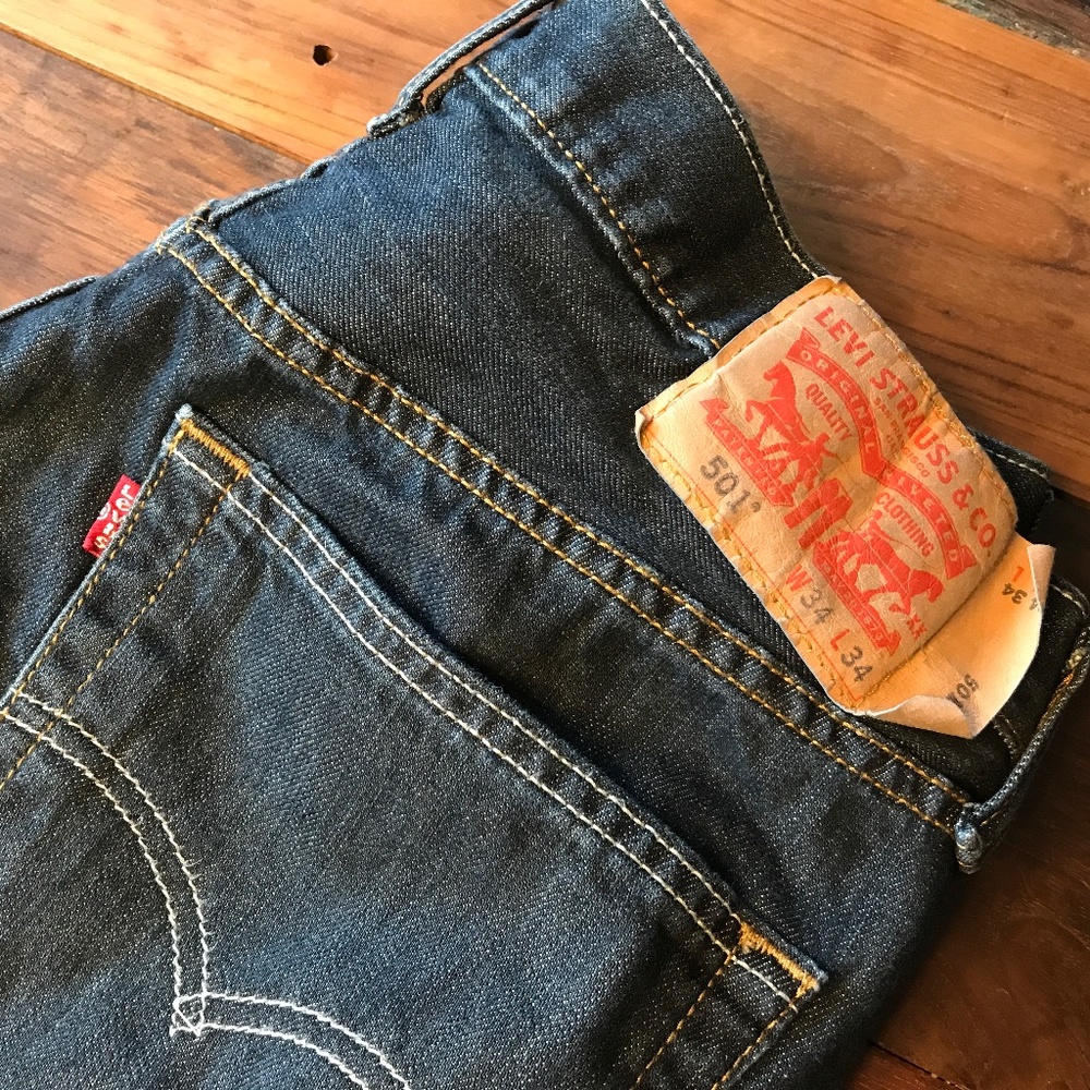 Levis 501 Blue navy for men